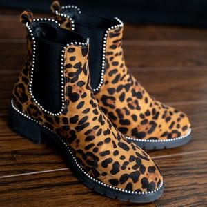 Animal Print Boots